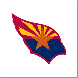 Arizona Football Flag Posters and Art